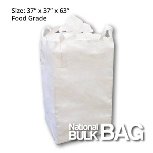 37x37x63 Duffle Top, Spout Bottom – Food Grade Bulk Bag