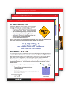 FIBC Safety Guide - National Bulk Bag