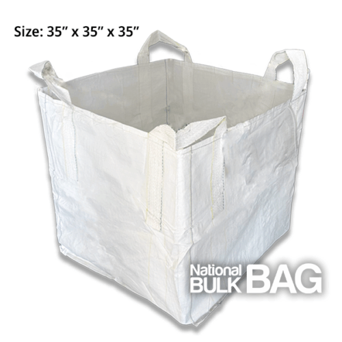 35x35x35 Open Top, Flat Bottom - Bulk Bag Builders Bag