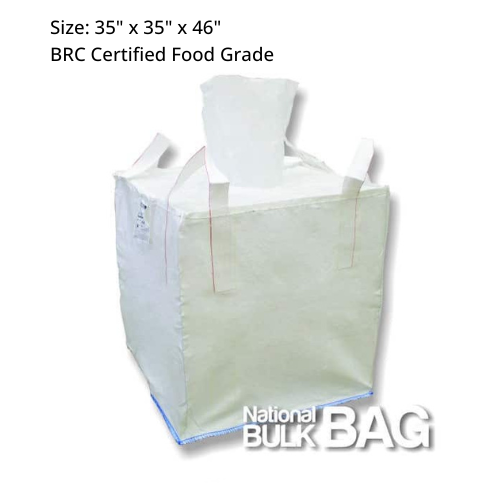 35x35x46 Spout Top Bulk Bag - National Bulk Bag