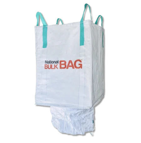 35x35x50 Duffle Top, 28" Oversized Spout Bottom – Food Grade Bulk Bag (Hemp Bag)